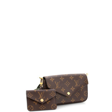 Louis Vuitton Felicie Strap & Go Handbag Monogram Canvas