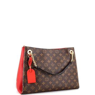 Louis Vuitton Surene Handbag Monogram Canvas with Leather MM