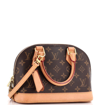 Louis Vuitton Alma Handbag Monogram Canvas BB