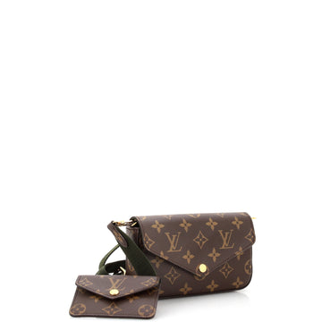 Louis Vuitton Felicie Strap & Go Handbag Monogram Canvas