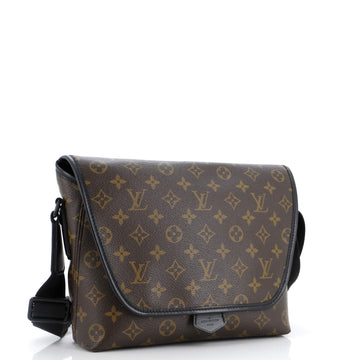 Louis Vuitton Magnetic Messenger Bag Macassar Monogram Canvas