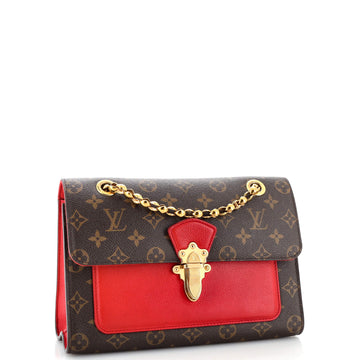 Louis Vuitton Victoire Handbag Monogram Canvas and Leather