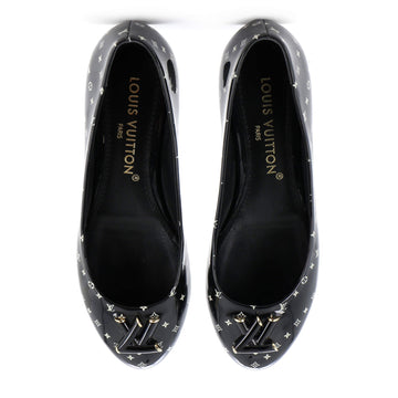 Louis Vuitton Women's Nina Ballerina Flats Nano Monogram Patent