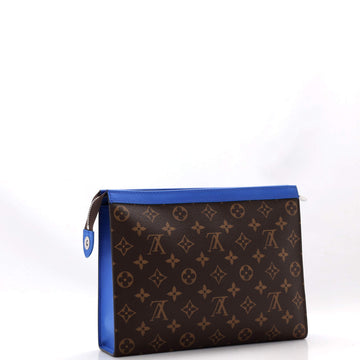 Louis Vuitton Pochette Voyage Macassar Monogram Canvas MM