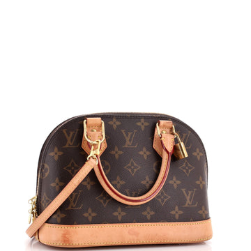 Louis Vuitton Alma Handbag Monogram Canvas BB