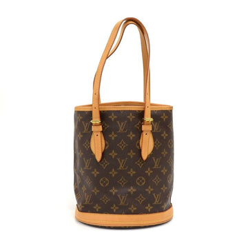 Louis Vuitto Bucket PM Monogram Canvas Shoulder Bag