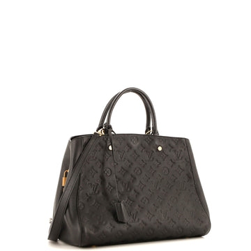 Louis Vuitton Montaigne Handbag Monogram Empreinte Leather GM