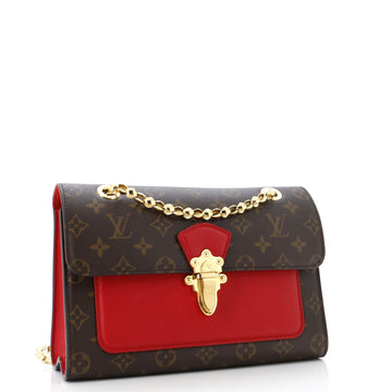 Louis Vuitton Victoire Handbag Monogram Canvas and Leather