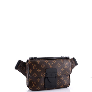Louis Vuitton S Lock Sling Bag Macassar Monogram Canvas