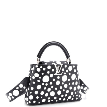 Louis Vuitton Capucines Bag Yayoi Kusama Infinity Dots Taurillon Leather BB