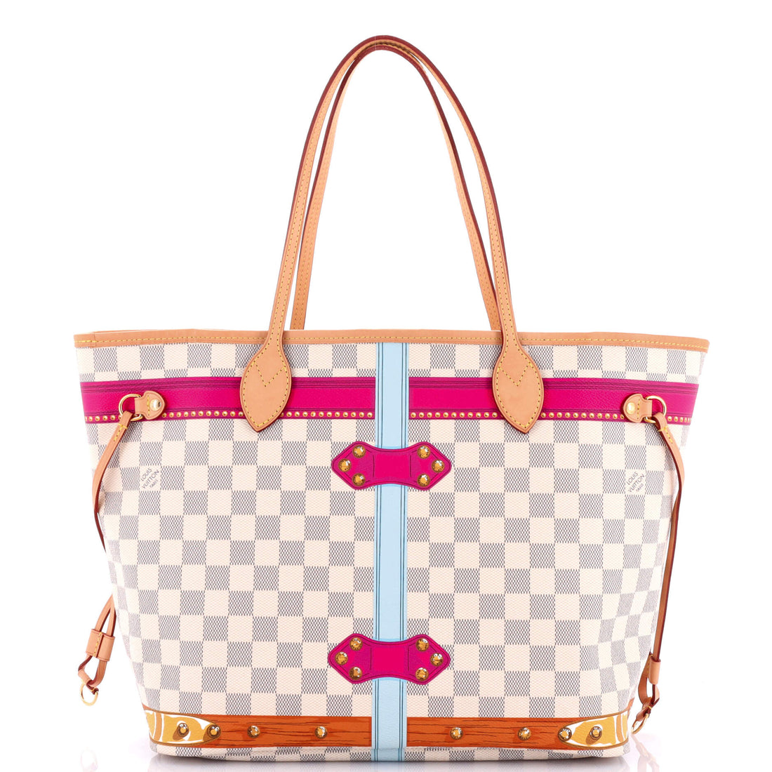 Louis Vuitton Neverfull NM Tote Limited Edition Cities Damier Summer Trunks MM