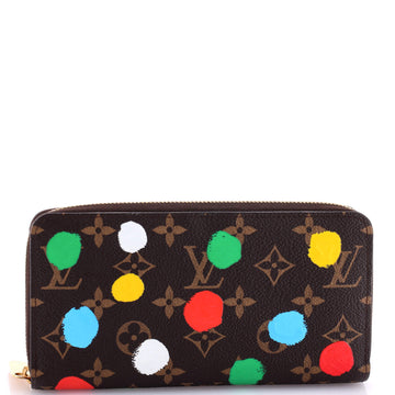 Louis Vuitton Zippy Wallet Yayoi Kusama Painted Dots Monogram Canvas