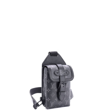 Louis Vuitton Saumur Slingbag Monogram Eclipse Canvas