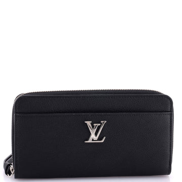 Louis Vuitton Zippy Lockme Wallet Leather