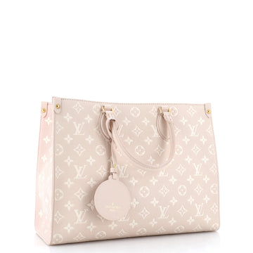 Louis Vuitton OnTheGo Tote Spring in the City Monogram Empreinte Leather MM