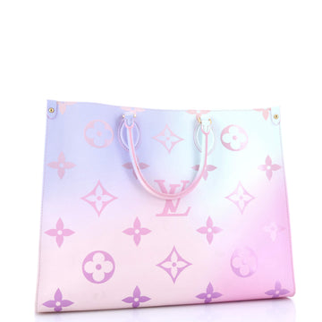 Louis Vuitton OnTheGo Tote Spring in the City Monogram Giant Canvas GM