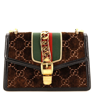 Sylvie Shoulder Bag EC Velvet Small