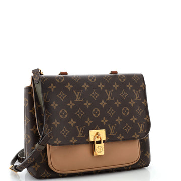 Louis Vuitton Marignan Handbag Monogram Canvas with Leather