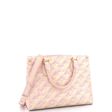 Louis Vuitton OnTheGo Tote Stardust Monogram Empreinte Leather PM