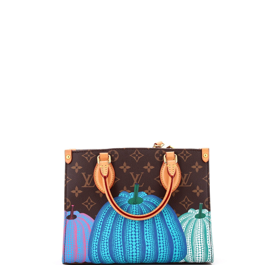 Louis Vuitton OnTheGo Tote Yayoi Kusama Pumpkins Monogram Canvas PM