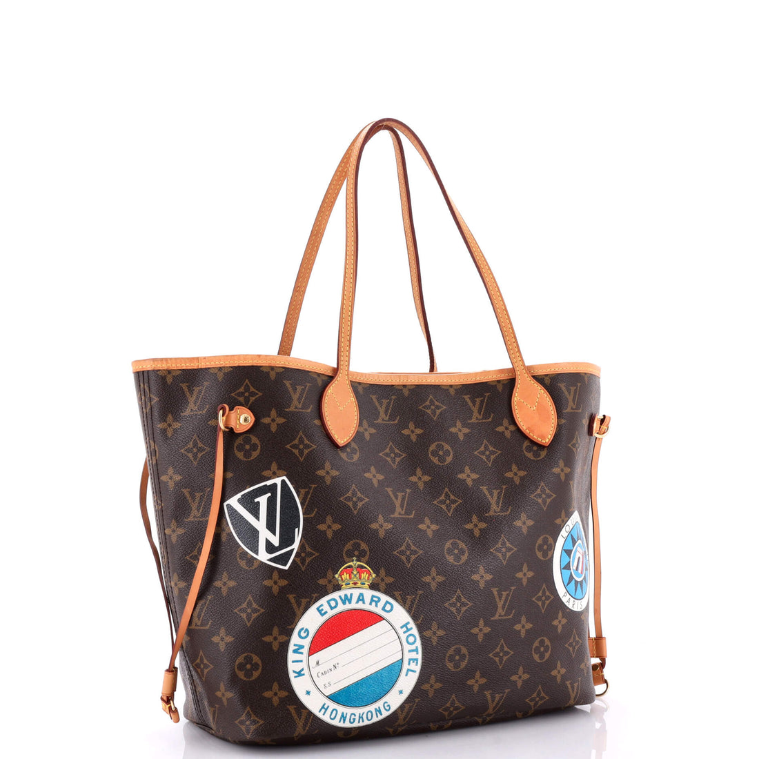 Louis Vuitton Neverfull NM Tote My World Tour Monogram Canvas MM