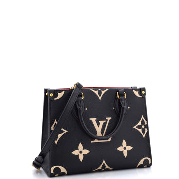 Louis Vuitton OnTheGo Tote Bicolor Monogram Empreinte Giant PM