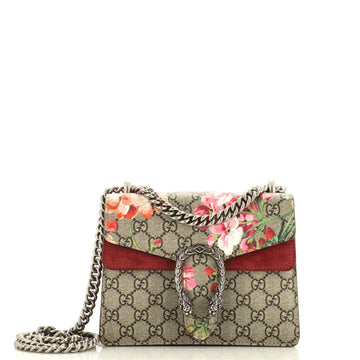 GUCCI Dionysus Bag Blooms Print GG Coated Canvas Mini