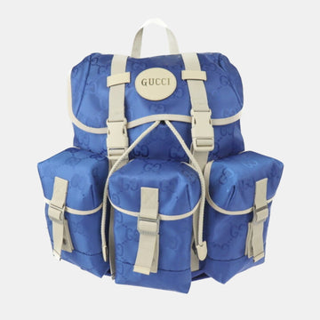 Blue Nylon GG Off The Grid Backpack