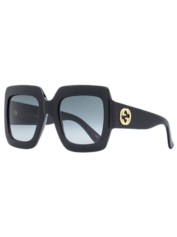 Gucci Women's Square Sunglasses EC0053SN 001 Black 54mm