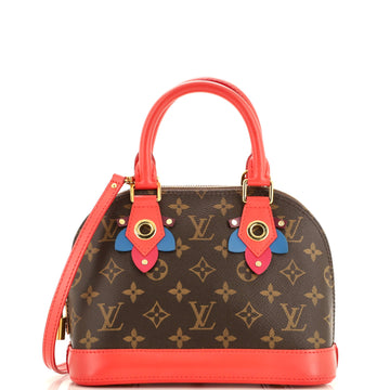 Alma Handbag Limited Edition Totem Monogram Canvas BB