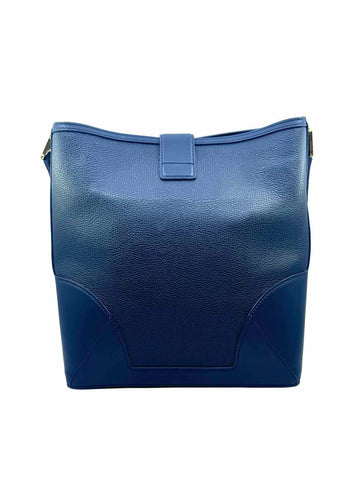 MCM Navy Leather Handbag