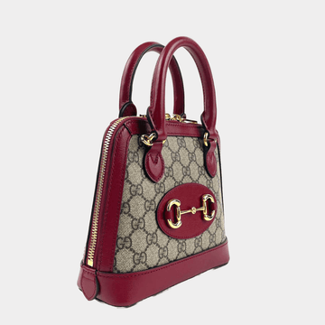 GUCCI 1955 Horsebit Tote Supreme EC w/Red