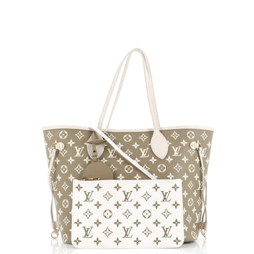 Louis Vuitton Neverfull NM Tote Spring in the City Monogram Empreinte Leather MM