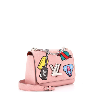 Louis Vuitton Twist Handbag Limited Edition Patches Epi Leather MM