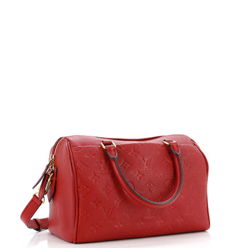 Louis Vuitton Speedy Bandouliere NM Bag Monogram Empreinte Leather 25