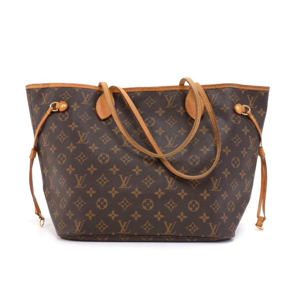 Louis Vuitto Neverfull MM Monogram Canvas Tote Bag