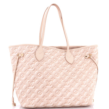 Louis Vuitton Neverfull NM Tote Stardust Monogram Empreinte Leather MM