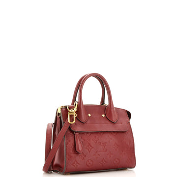 Louis Vuitton Pont Neuf Handbag Monogram Empreinte Leather Mini