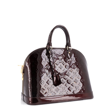 Louis Vuitton Alma Handbag Monogram Vernis GM