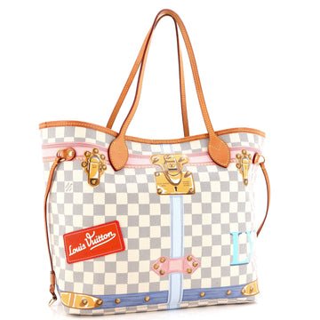 Louis Vuitton Neverfull NM Tote Limited Edition Damier Summer Trunks MM