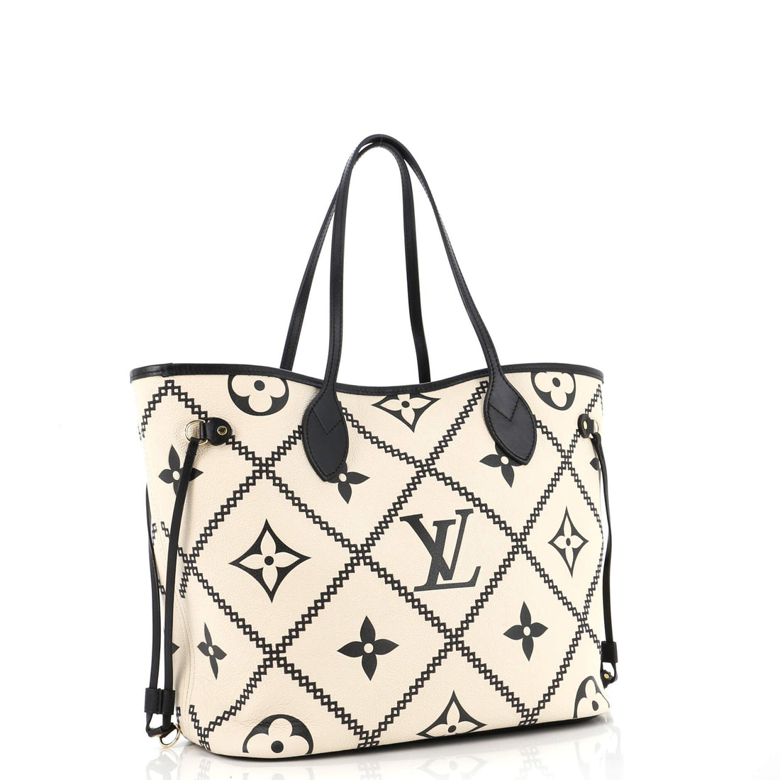Louis Vuitton Neverfull NM Tote Monogram Empreinte Giant Broderies MM