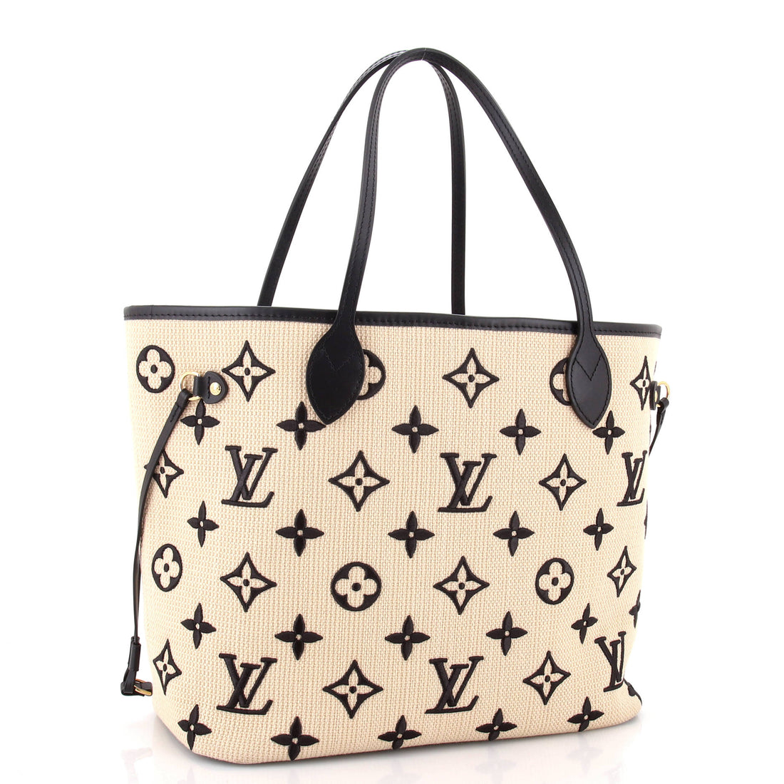 Louis Vuitton Neverfull NM Tote Monogram Giant Embroidered Cotton MM