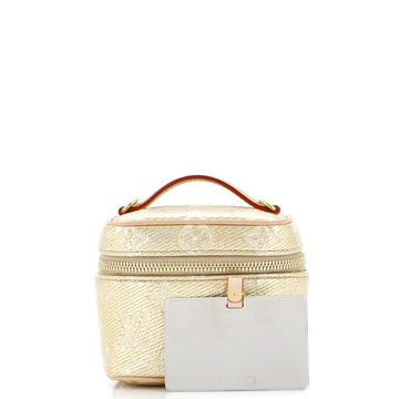 Louis Vuitton Vanity Case Monoglam Jacquard Canvas Micro