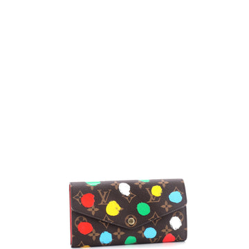 Louis Vuitton Sarah Wallet NM Yayoi Kusama Painted Dots Monogram Canvas