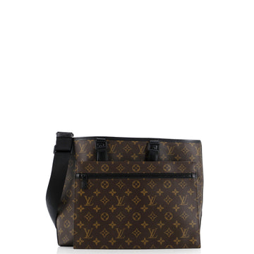 Louis Vuitton Weekend Tote Macassar Monogram Canvas PM