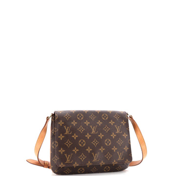 Louis Vuitton Musette Tango Handbag Monogram Canvas