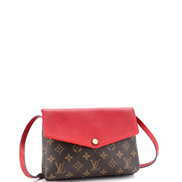 Louis Vuitton Twice Handbag Monogram Canvas