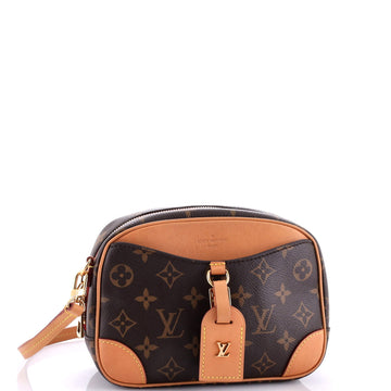 Louis Vuitton Deauville Handbag Monogram Canvas Mini