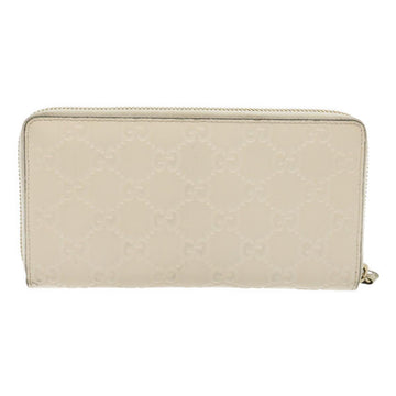 GUCCI EC Canvas ssima Long Wallet White  30393