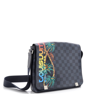 Louis Vuitton District NM Messenger Bag Limited Edition Damier Cobalt Jungle PM